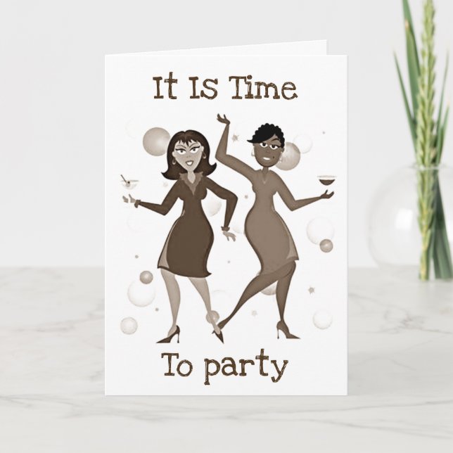TARJETA HORA DE "CELEBRAR" MI CUMPLEAÑOS*** DE MI ***SISTE (Anverso)