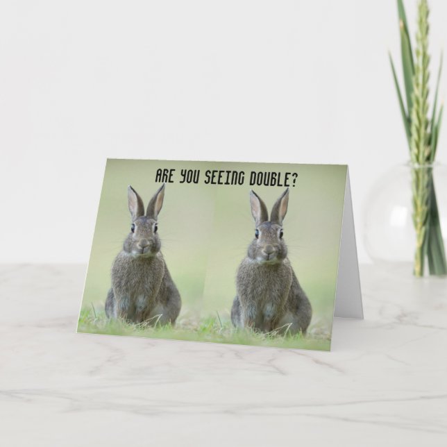 TARJETA HORA DE CELEBRAR *SU CUMPLEAÑOS** DOBLE DESEOS (Anverso)