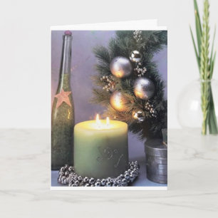 TARJETA HORA DE DECIR "FELIZ NAVIDAD / FELIZ AÑO NUEVO"