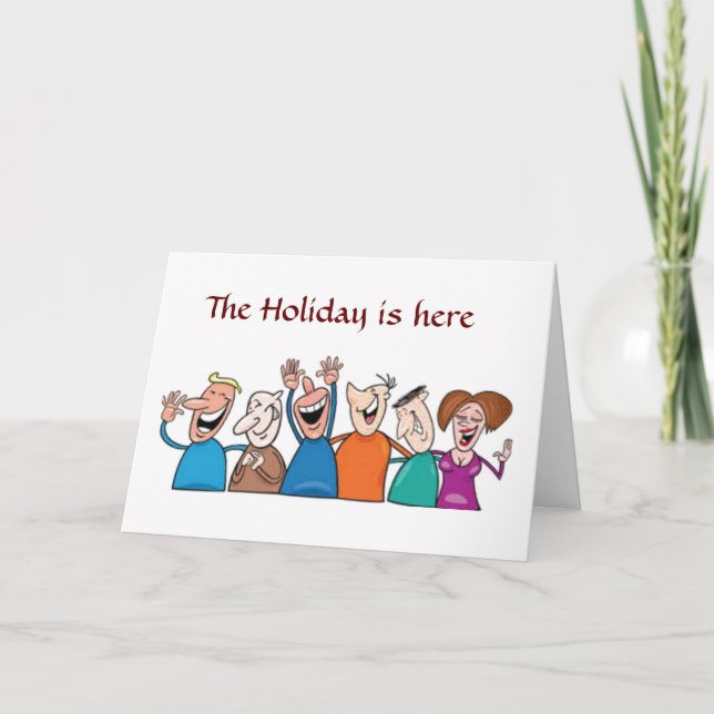 TARJETA ¡¡¡HORA DE 'DISFRUTAR' DE LAS VACACIONES!!! TARJET (Anverso)