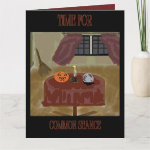 Tarjeta Hora De Halloween De Mares Comunes