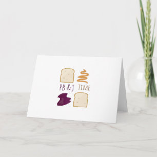 Tarjeta Hora de PB&J