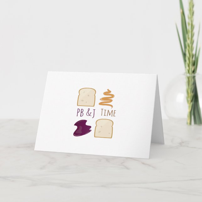 Tarjeta Hora de PB&J (Anverso)