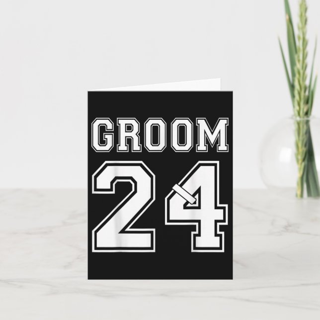 Tarjeta Hora De Que Matchi, Partido De Compromiso De Groom (Anverso)