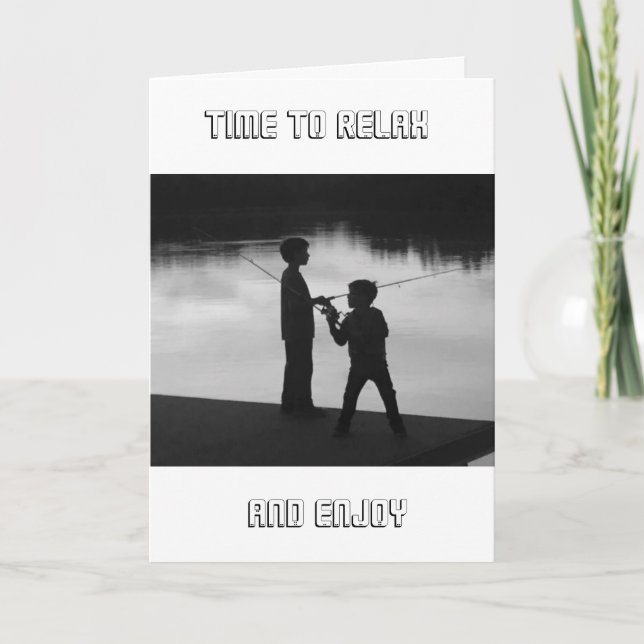 TARJETA *HORA DE RELAJARSE* ****CONGRAMAS DE JUBILACIÓN*** (Anverso)