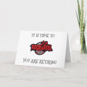 TARJETA HORA DE ***RETIRE***-DEJEMOS "ROCK AND ROLL"