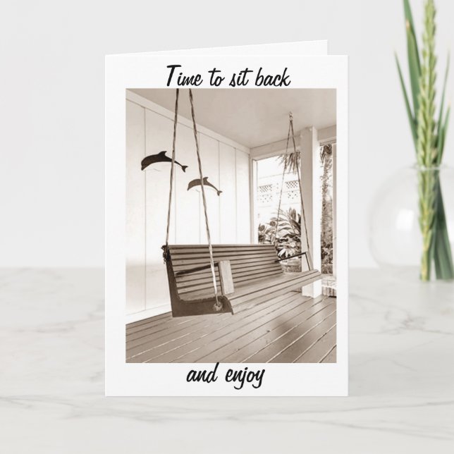 TARJETA HORA DE SENTARSE/ DISFRUTAR TU *NUEVO HOGAR* (Anverso)