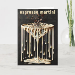 Tarjeta Hora del cóctel de Espresso Martini