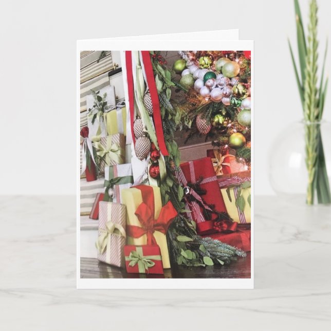 TARJETA ****HORA PARA LOS NAVIDADES DE FAMILIA Y AMIGOS QU (Anverso)