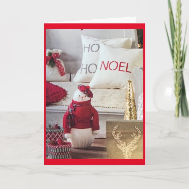 TARJETA ****HORA PARA LOS NAVIDADES DE FAMILIA Y AMIGOS QU (Anverso)