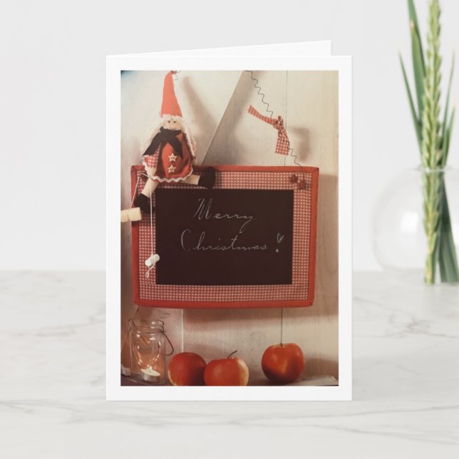 TARJETA ****HORA PARA LOS NAVIDADES DE FAMILIA Y AMIGOS QU (Anverso)