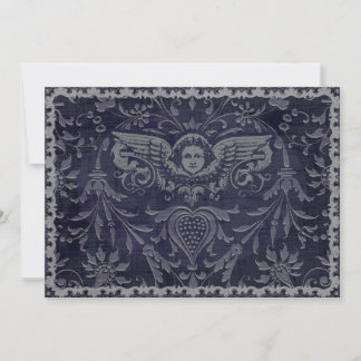 Tarjeta horizontal 5x7 Ángel Oscuro