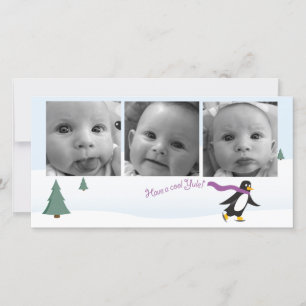 Tarjeta horizontal de 3 fotos