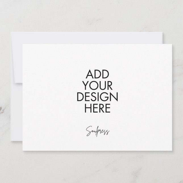 Tarjeta horizontal Personalizado de 7 x 5" (Anverso)