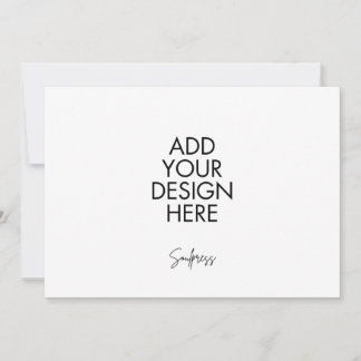 Tarjeta horizontal Personalizado de 7 x 5"