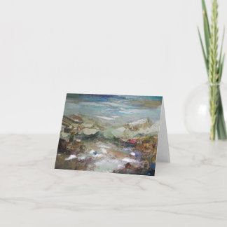 Tarjeta Horizonte azul Notecard