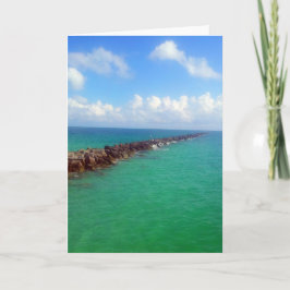 Tarjeta [Horizonte infinito] Cielo oceánico - Cualquier oc