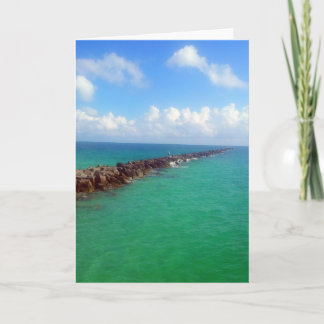 Tarjeta [Horizonte infinito] Cielo oceánico - Cualquier oc