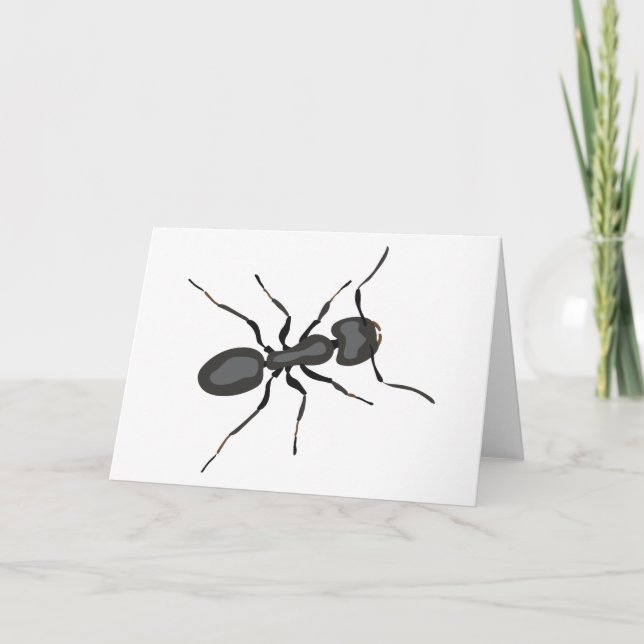 Tarjeta Hormiga realista (Anverso)