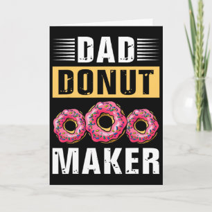 Tarjeta Horno de Donas para Papá Día del Padre 