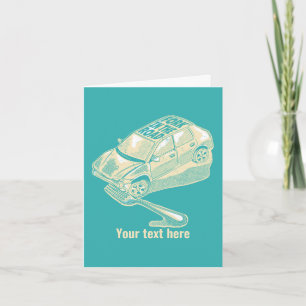 Tarjeta Horquilla en el accidente de tráfico