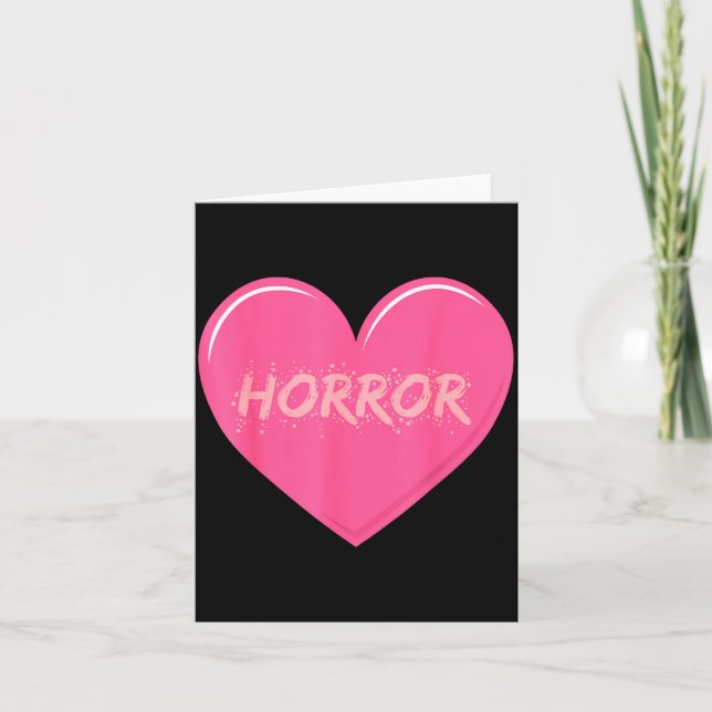 Tarjeta Horror Creepy Yami Kawaii Pastel Nge Valentines  (Anverso)