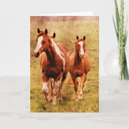 Tarjeta Horses Trotting All Occasions