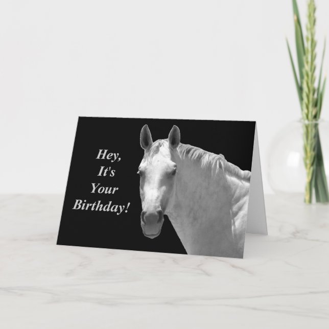 Tarjeta Horsey Birthday Card (Anverso)