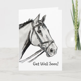 Tarjeta Horsey se pone bien pronto