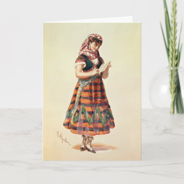 Tarjeta Hortense Schneider (Anverso)