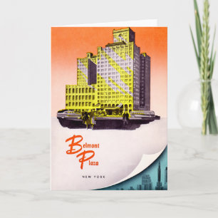 Tarjeta Hotel de la plaza de New York City Belmont