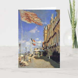 Tarjeta Hotel des Roches Noires, Trouville de Claude Monet