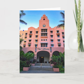 Tarjeta Hotel Royal Hawaii