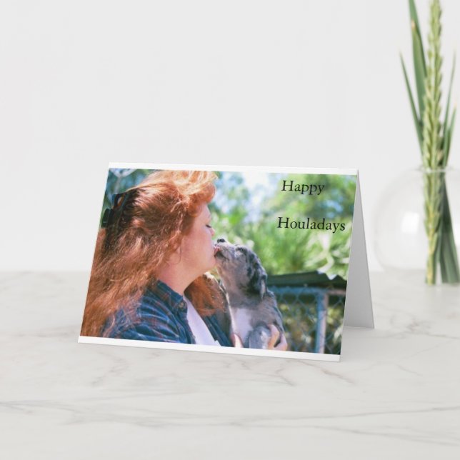 Tarjeta Houladays feliz (Anverso)