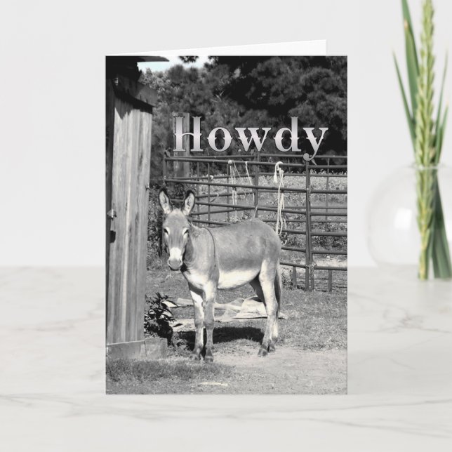 Tarjeta Howdy (Anverso)