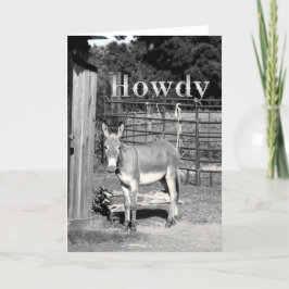 Tarjeta Howdy