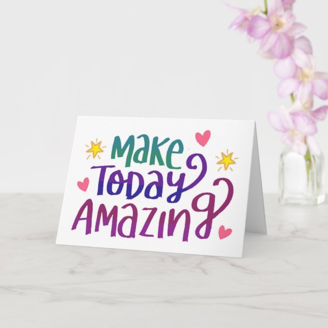 Tarjeta Hoy es el asombroso día de la madre (Orquídea)