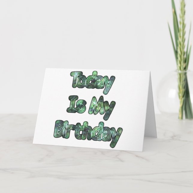 Tarjeta Hoy es encantador mi cumpleaños Hakuna Matata.png (Anverso)