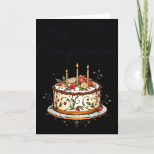 Tarjeta Hoy Es Mi Cumpleaños Con Cake Gif De Cumpleaños Es