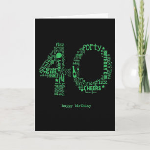 TARJETA HOY ES "TU DÍA" FELIZ **40** ¡¡¡DAMA!!!