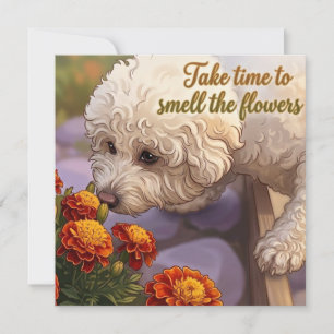 Tarjeta Huele las Flores