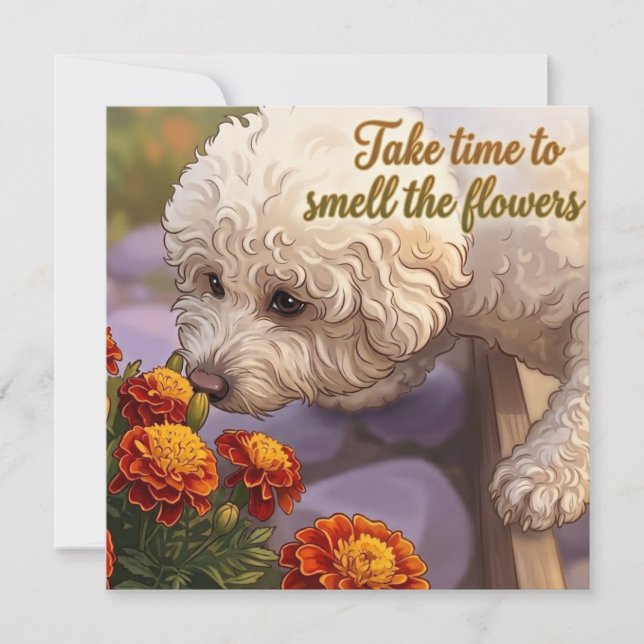 Tarjeta Huele las Flores (Anverso)