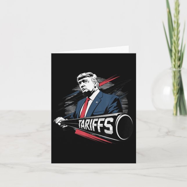 Tarjeta Huelga de aranceles de Trump (Anverso)