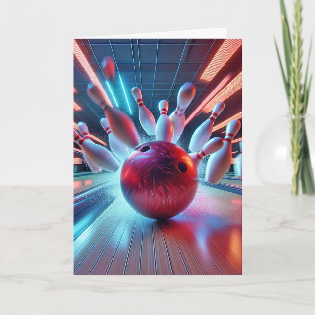 Tarjeta Huelga de bolos por cumpleaños (Anverso)