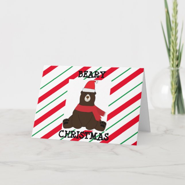 Tarjeta Huelga de Navidades bearios (Anverso)