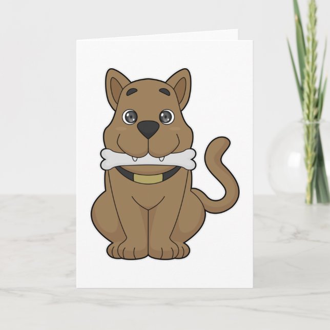 Tarjeta Hueso de perro (Anverso)