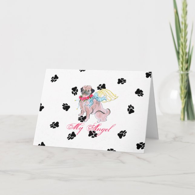 Tarjeta Hueso de Pug Mot (Anverso)