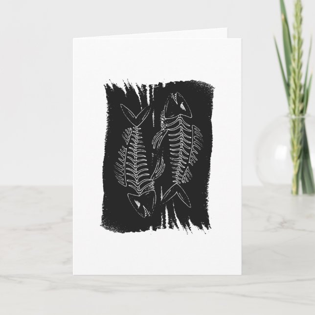Tarjeta Huesos de peces (Anverso)