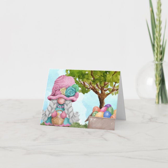 Tarjeta Huevo de Pascua (Anverso)