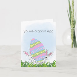 Tarjeta Huevo de Pascua extra grande